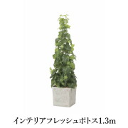 インテリアフレッシュポトス1.3m   造花 光触媒 フェイクグリーン 2574A400-19 リビング 消臭 華やか