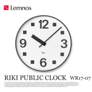 掛時計 リキパブリッククロック RIKI PUBLIC CLOCK WR17-07 タカタレムノス Lemnos