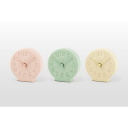 置時計 タカタレムノス Lemnos 珪藻土の置時計 Diatomaceous Earth Clock NY13-15 時計 クロック 置き時計 