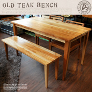 オールドチークベンチ OLD TEAK BENCH  チェア ビメイクス BIMAKES