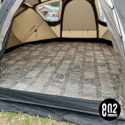 インナーラグ 802プロダクツ 802PRODUCTS ヤクドーム350　インナーラグ ヴィンテージタイル YAKDOME350 inner rug VINTAGE TILES  ラグ キャンプ用品