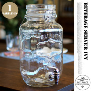 ビバレッジサーバー アイビー3リットル BEVERAGE SERVER IVY 3L M411-216 ダルトン DULTON ガラス瓶 ドリンクサーバー 蛇口付き