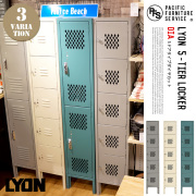 収納 LYON 2-TIER LOCKER LOUVER ルーバー スチールロッカー