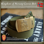ノルウェー軍キャンバスベルト DEAD STOCK