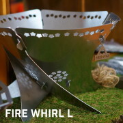 焚火台 ファイヤーウィール 焚火台 FIRE WHIRL Ｌ 5枚組 アナキャン ANCAM ANC-011 焚き火 スタンド パーツ アウトドア キャンプ 西海岸 ソロキャンプ 外ご飯 焚火 バーベキュー 燻製 ガレージブランド