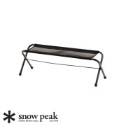 ベンチ スノーピーク Snow Peak メッシュFDベンチ ブラック Mesh FD Bench Black LV-071M-BK チェア 折りたたみチェア 