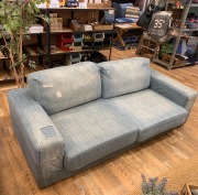 【立川店 展示アウトレット15％OFF】FR SOFA DAMAGE DENIM 2P おしゃれ ２人掛け 幅178ｃｍ 西海岸 デニム