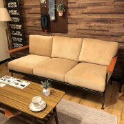 八王子本店　展示アウトレット30％OFF　　MADERA IRON SOFA　3P　BE