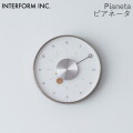 ピアネータ ウォールクロック INTERFORM Pianeta 時計 クロック 壁掛け時計 CL-4511 インターフォルムリビング ミニマル ナチュラル
