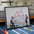 Banksy バンクシー Playhouse アート 絵画 風刺画 IBA-61740