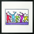 Keith Haring Untitled (dance) アートフレーム IKH-62515 ラフィナート