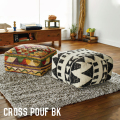クッション クロス Cross pouf BK チェアクッション SSPF-17-36BK