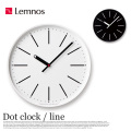 掛時計 ドットクロック ライン Dot clock line KK15-13 タカタレムノス Lemnos