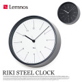 掛時計 リキスチールクロック RIKI STEEL CLOCK WR24-10 タカタレムノス Lemnos