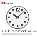 掛時計 リキパブリッククロック RIKI PUBLIC CLOCK WR17-08 タカタレムノス Lemnos