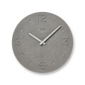 掛け時計 タカタレムノス Lemnos 珪藻土の時計（掻き落とし仕上げ） Diatomaceous Earth Watch　NY21-03 時計 クロック 壁掛け時計 ウォールクロック 