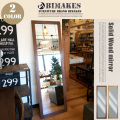 SOLID WOOD MIRROR(ソリッドウッドミラー) BIMAKES 全2色 送料無料