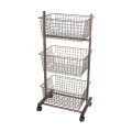 ラック ダルトン DULTON ワイヤ ラック ウィズ キャスターズ WIRE RACK WITH CASTORS H20-0283 スチールラック バスケット 