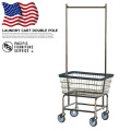 LAUNDRY CART DOUBLE POLE（ランドリーカート）パシフィックファニチャー