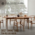 テーブル カールハンセン Carl Hansen  TEAK/OAK OIL CH327 机 デスク ダイニングテーブル 