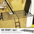 ファイヤーエスケープ　【ルーフＬ】　ウォールシェルフ・壁面収納・ディスプレイ