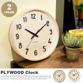掛け時計 シャンブル プライウッドクロック CHAMBRE PLYWOOD CLOCK CH-025
