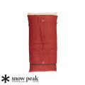 シュラフ スノーピーク Snow Peak セパレートシュラフ オフトンワイド Separate Schlaf Ofton Wide BD-103 寝具 アウトドア用寝具 