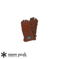 焚き火台 スノーピーク Snow Peak ファイヤーサイドグローブ ブラウン Fire side glove brown UG-023BR 焚き火台 火おこし 焚き火 BBQ グローブ 