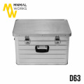 収納ボックス ミニマルワークス MINIMAL WORKS アルミコンテナD63 ALUMINIUM CONTAINER D63 MGFU-AC650-GO0SI 箱 BOX 