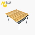 テーブル ミニマルワークス MINIMAL WORKS モカロールテーブルバンブー MOCHA ROLL TABLE BAMBOO MGFU-MR000-TA0BM アウトドアテーブル ファニチャー 食卓 