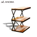 ウッドラック アノバ ANOBA 2トーンウッドラック 3段 two tone wood rack 3step AN038 マルチユースラック サイドテーブル テーブル