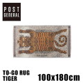 ラグマット ポストジェネラル POST GENERAL トゥーゴーラグ タイガー TO-GO RUG - TIGER 982140076 インテリアラグ グランドシート カーペット ピクニックラグ 