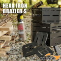 ボンファイヤースタンド コベア KOVEA ヘキサアイアン焚き火台S HEXA IRON BRAZIER S kecy9qa-03zz ソロストーブ キャンプ用品 アウトドア