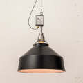 AMPERSAND FACTORY AMP ALU SHADE SQ MEDIUM SWITCH AL/BK ペンダント