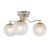 INTERFORM インターフォルム Nykl ニクル シーリングライト 3灯 ガラス 北欧 LED対応 おしゃれ モダン LT-4392 LT-4393 LT-4394