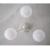 INTERFORM インターフォルム Nykl ニクル シーリングライト 3灯 ガラス 北欧 LED対応 おしゃれ モダン LT-4392 LT-4393 LT-4394