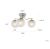 INTERFORM インターフォルム Nykl ニクル シーリングライト 3灯 ガラス 北欧 LED対応 おしゃれ モダン LT-4392 LT-4393 LT-4394