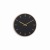 Hemverk Wall Clock Linoleum Nero φ280mm 掛け時計