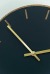 Hemverk Wall Clock Linoleum Nero φ280mm 掛け時計
