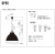 AMPERSAND FACTORY AMP ALU SHADE RO MEDIUM WIRE AL/BK ペンダントライ