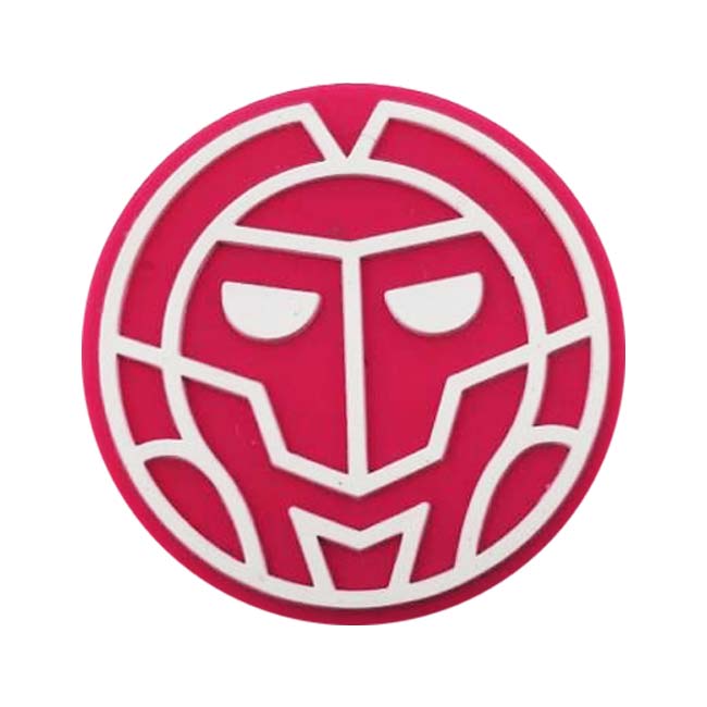 ロゴマーク 振動止め ピンク×ホワイト 1個入り