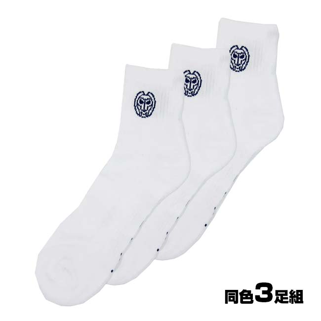 ユニセックス ANCHOR アンカー アンクル ムーブ ソックス 3P S1490007-WHホワイト