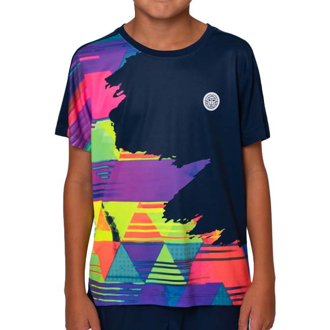 【SALE】2025 SP ジュニア(ボーイズ) KALEIDO カレイド ゲームシャツ B1620044-DBLMXダークブルー×ミックス