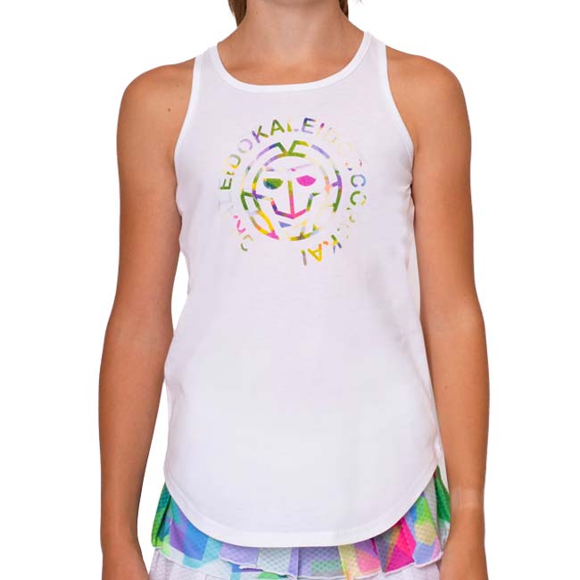 【SALE】2025 SP ジュニア(ガールズ) KALEIDO カレイド チル タンクトップ G1580035-WHMXホワイト×MX