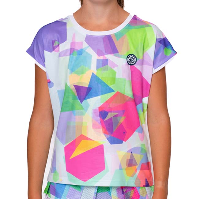 【SALE】2025 SP ジュニア(ガールズ) KALEIDO カレイド キャップスリーブ ゲームシャツ G1620029-WHMX