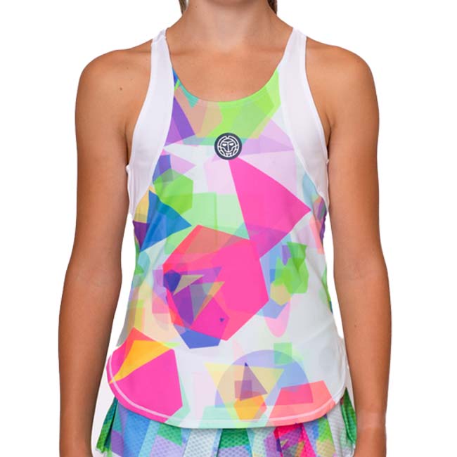 【SALE】2025 SP ジュニア(ガールズ) KALEIDO カレイド ゲームタンクトップ G1580031-WHMXホワイト×ミックス