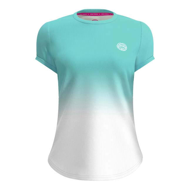 【SALE】ジュニア(ガールズ) CREW グラディエント 半袖Tシャツ 「定番」 G1620002-AQWH アクア×ホワイト