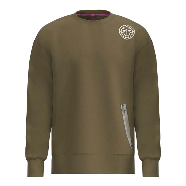 【SALE】メンズ CHILL クルー ポケット付き長袖スウェット 「定番」 M1220001-OL オリーブ