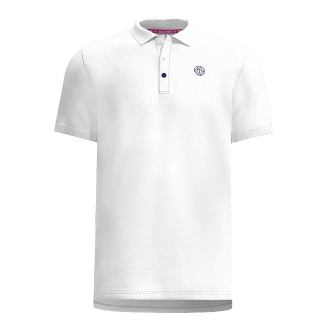 【SALE】メンズ CREW 半袖ポロシャツ 「定番」 M1350002-WH ホワイト