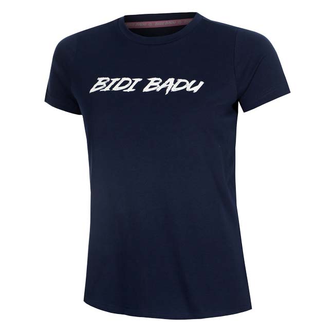 レディース Crew クルー ロゴ入り半袖Tシャツ ダークブルー【定番】 